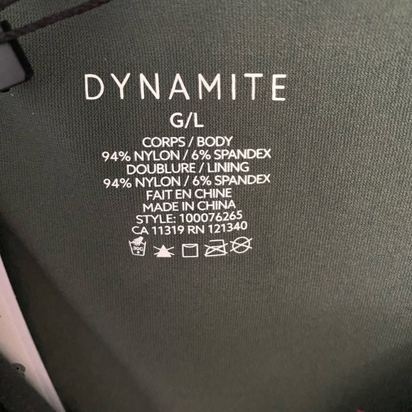 NWT Dynamite Green Seamless Bralette Top. Extra Small, Medium and Large - Picture 4 of 13